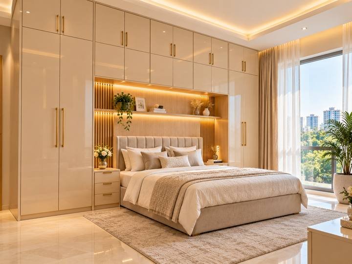 Wrap-around bed unit