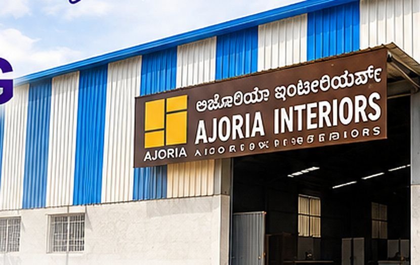 Ajoria Interiors manufacturing unit in Bengaluru
